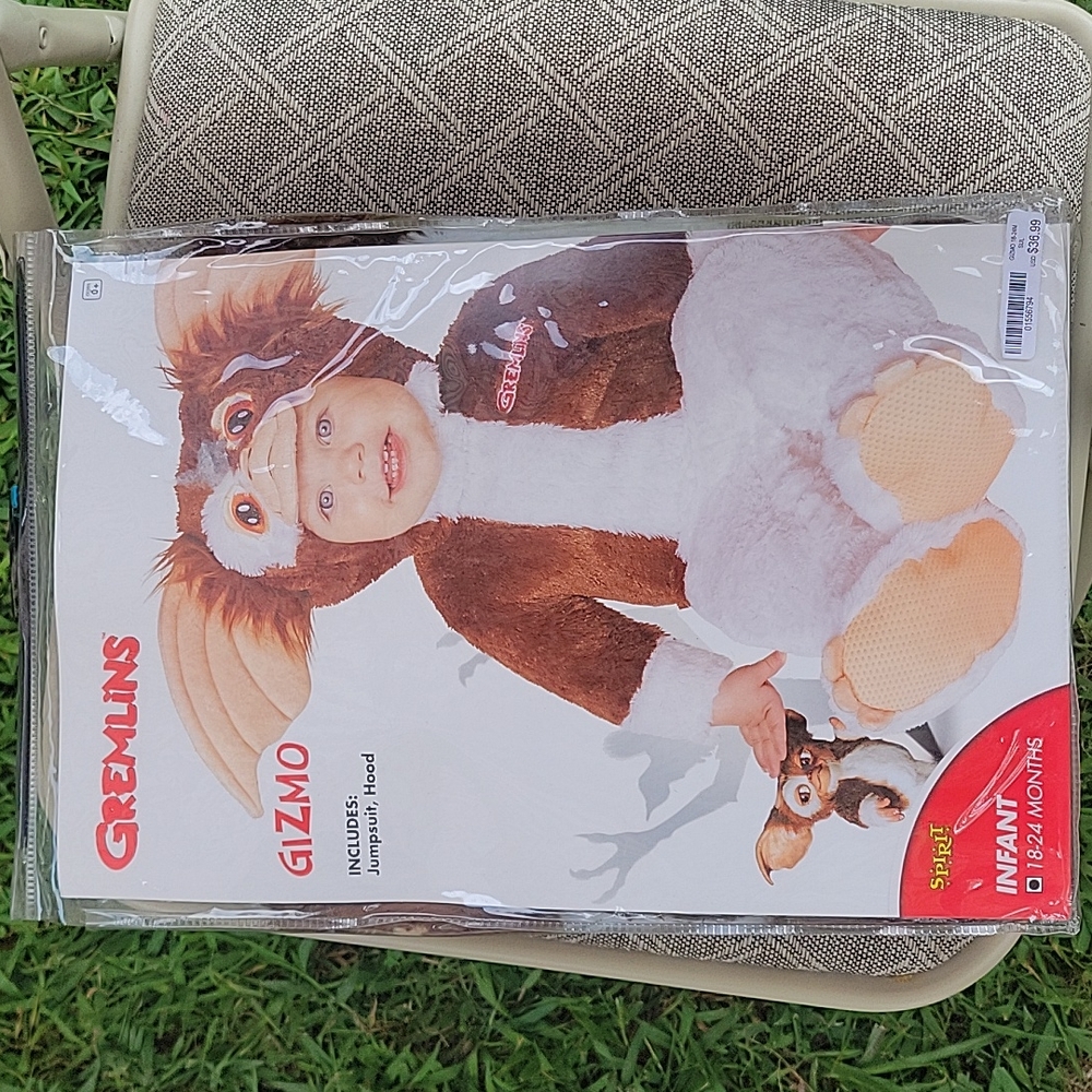 Gremlins Gizmo Halloween costum infant size 18-24 months worn once